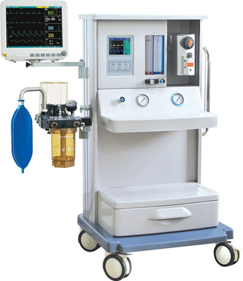 SIMV IPPV Anesthesia Trolley 1500ml آلة التخدير بار عربة وحدة العناية المركزة Vapourizer